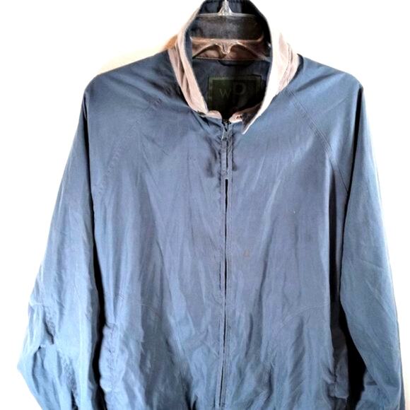 Vintage Weatherproof Garment Company Jacket Men's Large Bomber Green Poly/Nylon - Picture 1 of 8